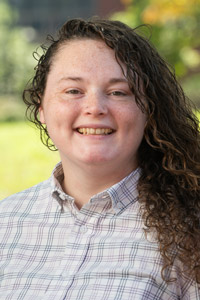 A portrait photo of Samantha Meeker, M.A.