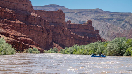 The RIVER Rendezvous San Juan river raft trip. Photo by James Vonesh.