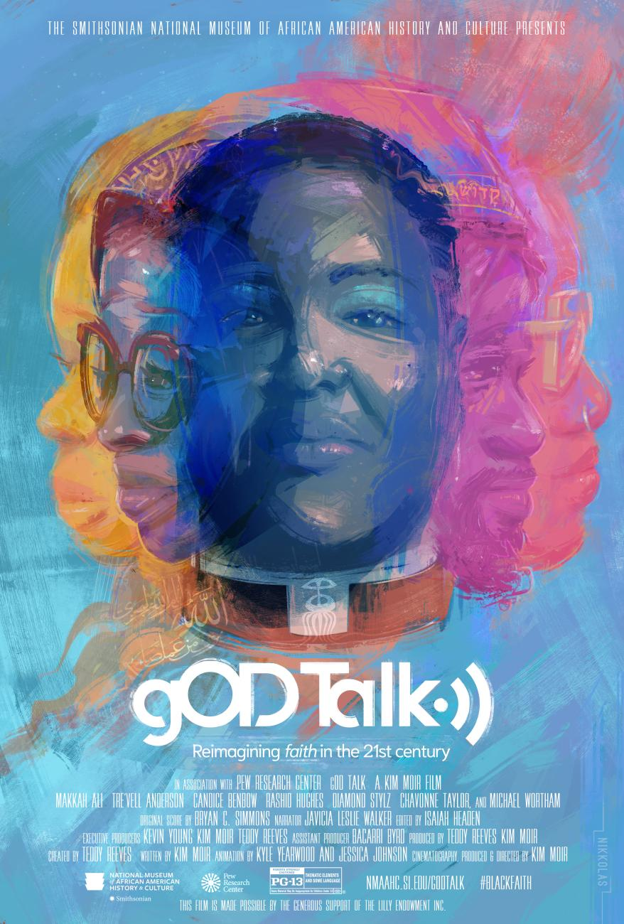 Film poster of the documentary gOD-Talk from National Museum of African American History and Culture