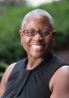 A portrait photo of Karen Roberson, MSW